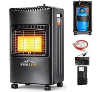 SMHLINE - Calefactor de gas (4200 W, 3 niveles de calor, incluye regulador de presión de gas y manguera)