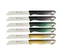 SMI - 12 Pcs Solingen Cuchillo Vegetal Profesional, Cuchillo Fruti, Cuchillos de Cocinero, Cuchillo de Cocina Acero Inoxidable, Utensilios de Cocina