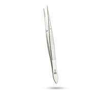 SMI 13 cm Pinzas De Acero Inoxidable Rectas Pinzas Precisión con Puntas Dentadas Pinza Bricolaje