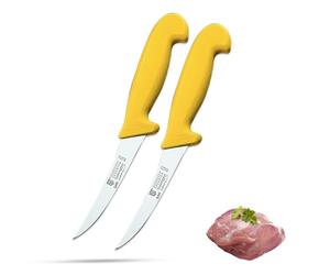 SMI - 5 pulgadas Cuchillo para deshuesar Solingen, Cuchillo de carne, Cuchillo de carnicero 2 piezas - Made in Germany