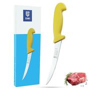 SMI Solingen Cuchillo Deshuesar Curvo 6 pulgadas Cuchillo Deshuesador Cuchillo de Carnicero Para Carne Acero Inoxidable - Made in Germany