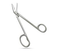 SMI - Tijeras de Uñas Pie Mango Largo, Tijeras de Pie para Uñas Encarnadas y Gruesas, Cortaúñas Profesional Acero Inoxidable (Tijeras de Pie - 16 cm)