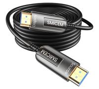 SMICEM 8K HDMI Fibre Optic Cable 20M Optical HDMI 2.1 Cable 48Gbps Ultra High Speed 8K @ 60Hz 4K @ 120Hz Dynamic HDR eARC Dolby HDCP 2.2 & 2.3 for HDTV/Projector/Home Cinema/TV Box