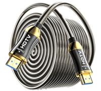 SMICEM Cable de fibra óptica 8K HDMI de 10 m, blindaje de acero óptico HDMI 2.1, 48 Gbps Ultra High Speed,In Wall CL3 Rated,AOC 8K@60Hz,4K@120Hz/144Hz Dynamic HDR eARC Dolby HDCP2.2 Compatible con PS5
