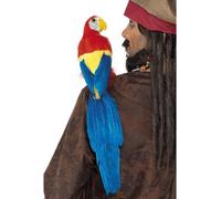 Smiffys 50cm Hombro Loro Pirata Adultos Disfraz Accesorio