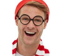 Smiffys 52347 Gafas de Wally con licencia oficial, unisex, color negro, talla única