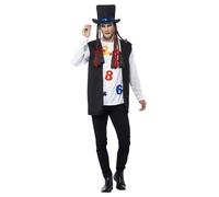 Smiffys 80s Pop Star Costume, Multi-Coloured (Size M)