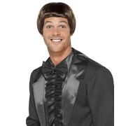 Smiffys 90s Bowl Cut Wig, Brown
