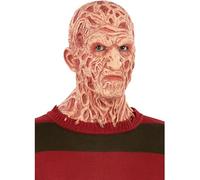 Smiffys A Nightmare On Elm Street, máscara de Freddy Krueger, Cabeza completa, látex