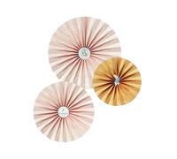 Smiffys Abanicos de papel de fiesta, vajilla clásica Peter Rabbit x3,