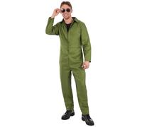 Smiffys Adults Unisex Boiler Suit Costume All in One Jumpsuit Halloween Fancy Dr
