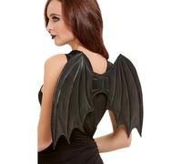 Smiffys Alas de murciélago, Negro, 50cm/20 pulgadas