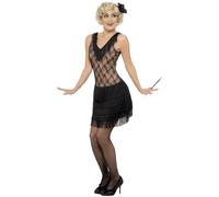 Smiffys All That Jazz Flapper Costume, Black (Size S)