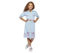 Smiffys Barbie Dreamhouse Adventures Costume Dress & Necklace, Officially Licensed Barbie Kids Fancy Dress, Child Dress Up Costumes