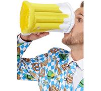 28cm Inflable Oktoberfest Cerveza Bebida Bávaro Disfraz Stein Accesorio