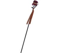 Smiffys Bastón vudú, Negro, con calavera, 112 cm/44in