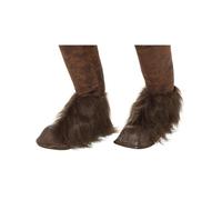 Smiffys Beast / Krampus Demon Hoof Shoe Covers, Brown
