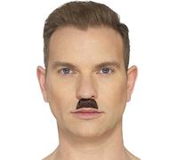 Smiffys Bigote cepillo de dientes, castaño