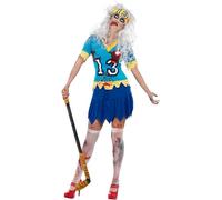 Smiffys Bloody - Accesorio de palo de hockey sangriento de 97 cm para Halloween, accesorios de armas para adultos y niños, accesorio de disfraz aterrador para fiestas de terror, trajes de zombi