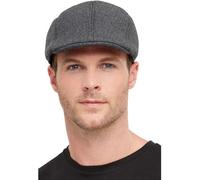 Smiffys Boina de gángster de 20, Gris Halloween, Carnaval