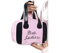 Smiffys Bolsa para bolos Pink Lady de Grease, Rosa, con logotipo Halloween
