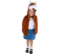 Smiffys Capa de terciopelo de zorro de lujo, para niños