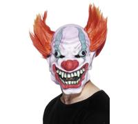 Smiffys Careta de payaso, Para la cabeza, látex Halloween, Carnaval