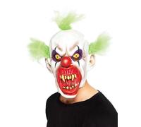 Smiffys Careta de payaso siniestro, Para la cabeza, látex