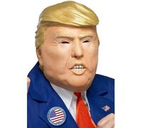 Smiffys Careta de presidente,Color carne,de látex, cabeza completa Halloween, Carnaval