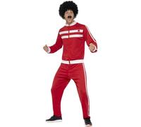 Smiffys Chándal de paleto, Rojo y blanco, con chaqueta y pantalón