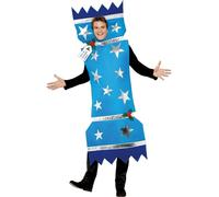 Smiffys Christmas Cracker Costume, Blue (Size M)