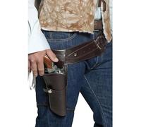 Smiffys Cinturón y funda de pistola de pistolero errante, Oeste Auténtico, funda de pistola sencilla Halloween