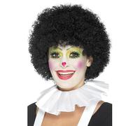 Smiffys Collar de volantes para payaso de color rojo Halloween, Carnaval