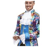 Smiffys Conjunto de corbata sedosa y puños, Blanco Halloween