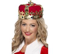 Smiffys Corona de reina, con joyas Halloween, Carnaval