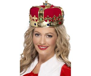 Smiffys Corona de reina, con joyas Halloween, Carnaval