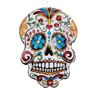 Smiffys Inflatable Day of the Dead Hanging Skull, White