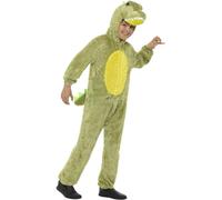 Smiffys- Crocodile Costume Disfraz de cocodrilo, Color verde, S-4-6 Years (99814S)