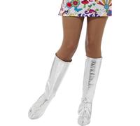 Smiffy's Cubrebotas Gogó Plateado – Halloween y Carnaval