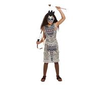 Smiffys Dark Spirit Warrior Costume, Grey, (Size M)