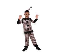 Smiffys Dark Vintage Clown Costume for Boys, Creepy Halloween Fancy Dress Outfit