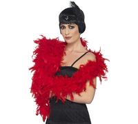 Smiffys Deluxe Boa, Red