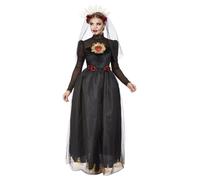Smiffys Deluxe DOTD Sacred Heart Bride Costume, Black (Size S)