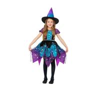 Smiffys Deluxe Moon & Stars Witch Costume (Size L)