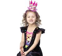 Smiffys Diadema con corona de purpurina arcoíris Halloween