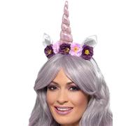 Smiffys Diadema de Unicornio, Adulto Halloween, Carnaval