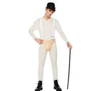 Smiffys Disfraz Carnaval Blanco Reloj Mecánico Hombre Talla M/L