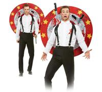 Smiffys Disfraz Completo Tirador de Cuchillos Circo Poliéster Multi Talla L/XL/M