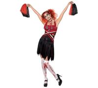 Smiffy's Disfraz de animadora zombie ideal para Halloween