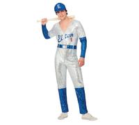 Smiffys Disfraz de béisbol Elton John – Mono y gorra con lentejuelas – Halloween